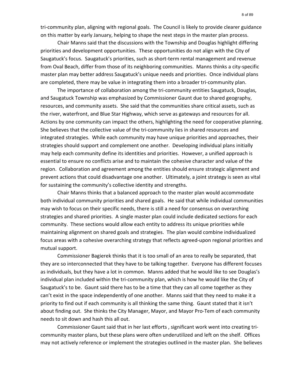 Page 8 of the packet; its text follows