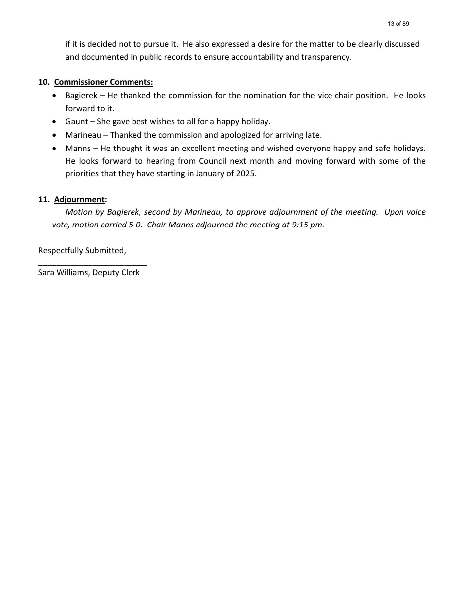 Page 13 of the packet; its text follows