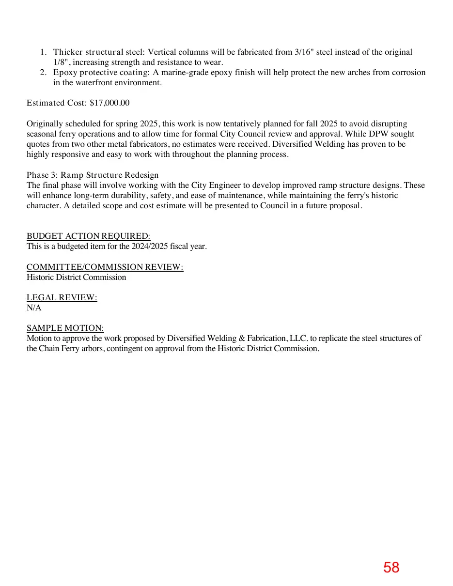 Page 58 of the packet; its text follows