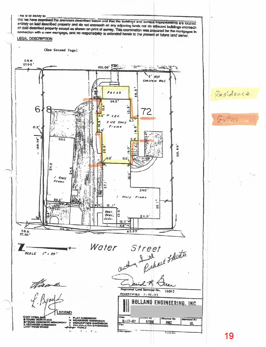 Page 19 of the packet, a scanned page