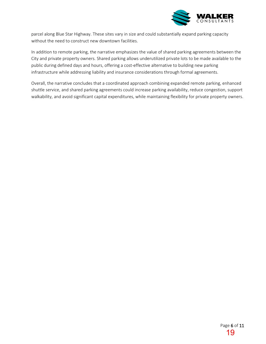 Page 19 of the packet; its text follows