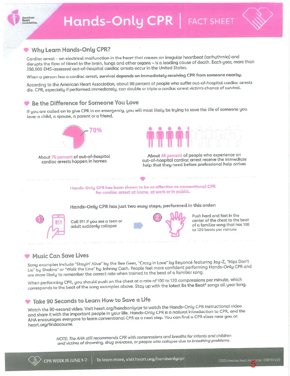 Page 5 of the packet, a scanned page