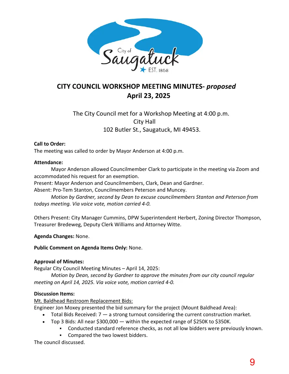 Page 9 of the packet; its text follows