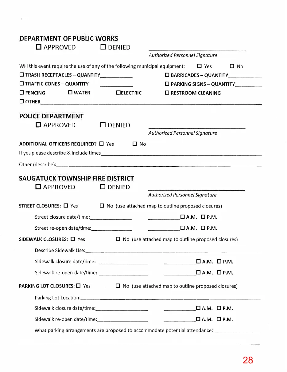 Page 28 of the packet, a scanned page
