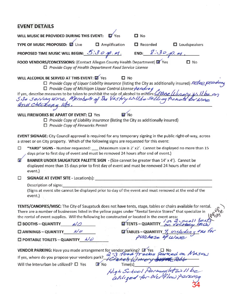 Page 34 of the packet, a scanned page