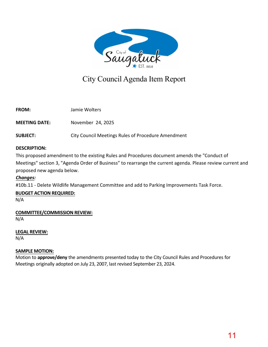 Page 11 of the packet; its text follows