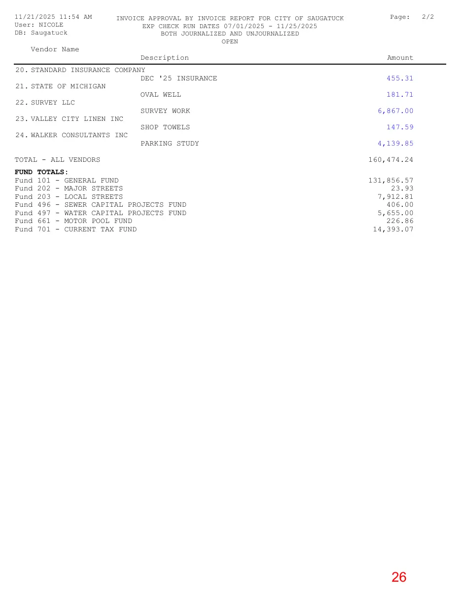 Page 26 of the packet; its text follows