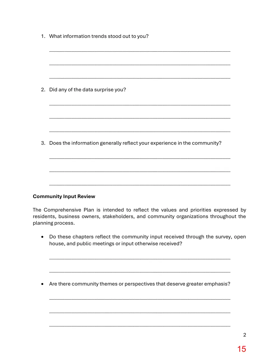 Page 15 of the packet; its text follows