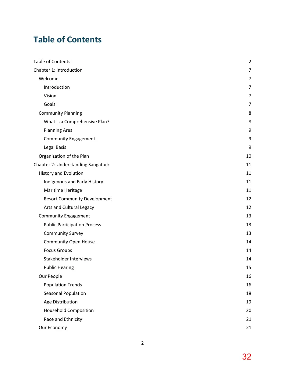 Page 32 of the packet; its text follows