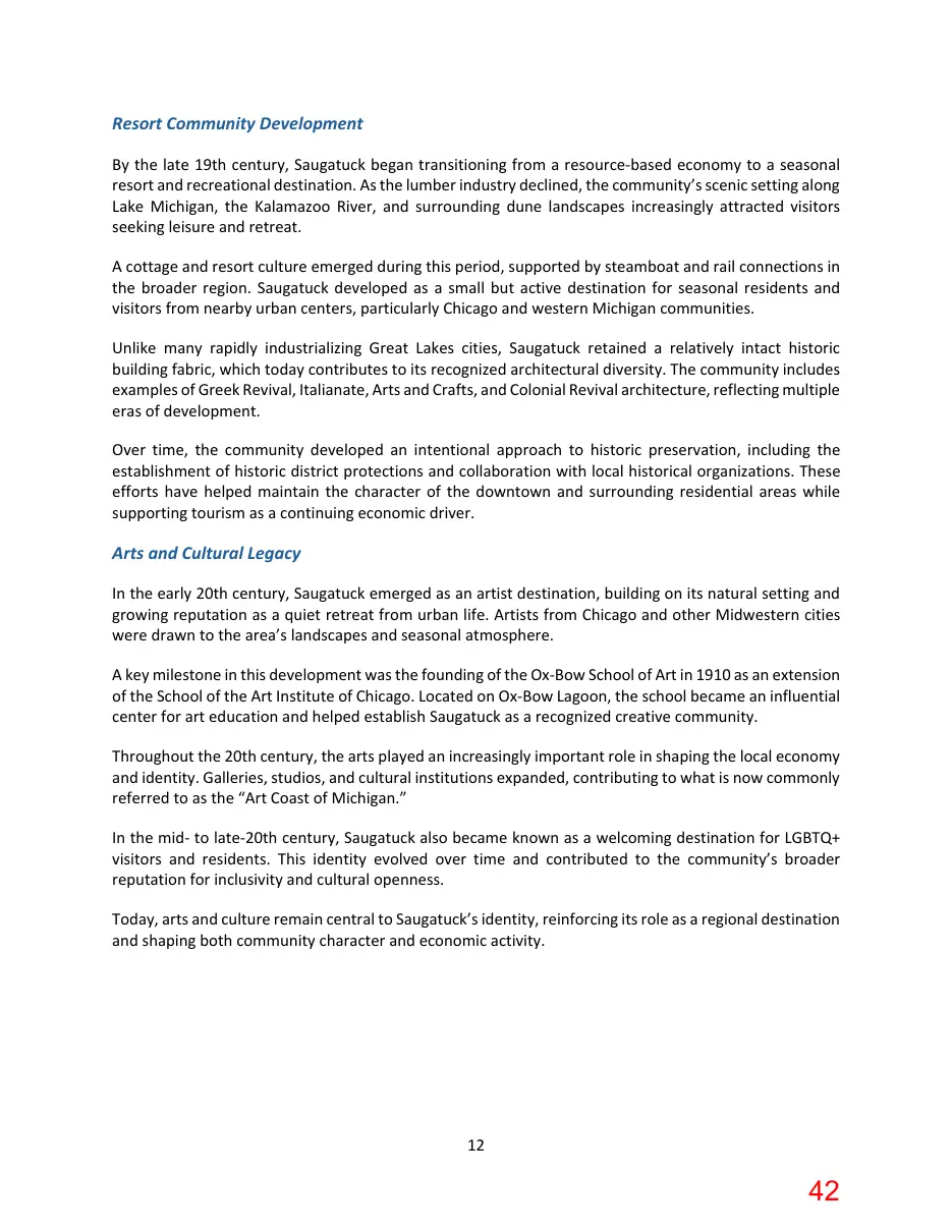 Page 42 of the packet; its text follows