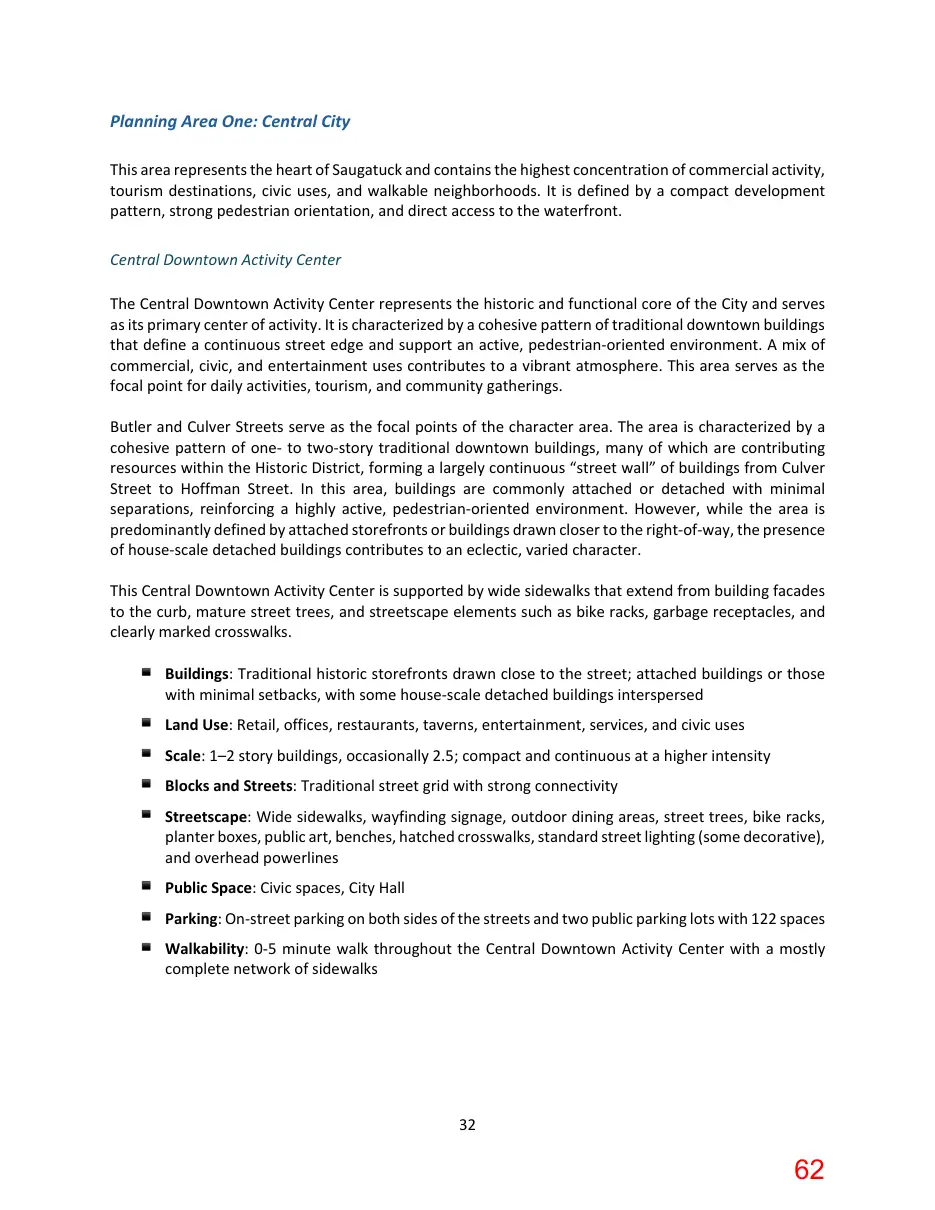 Page 62 of the packet; its text follows