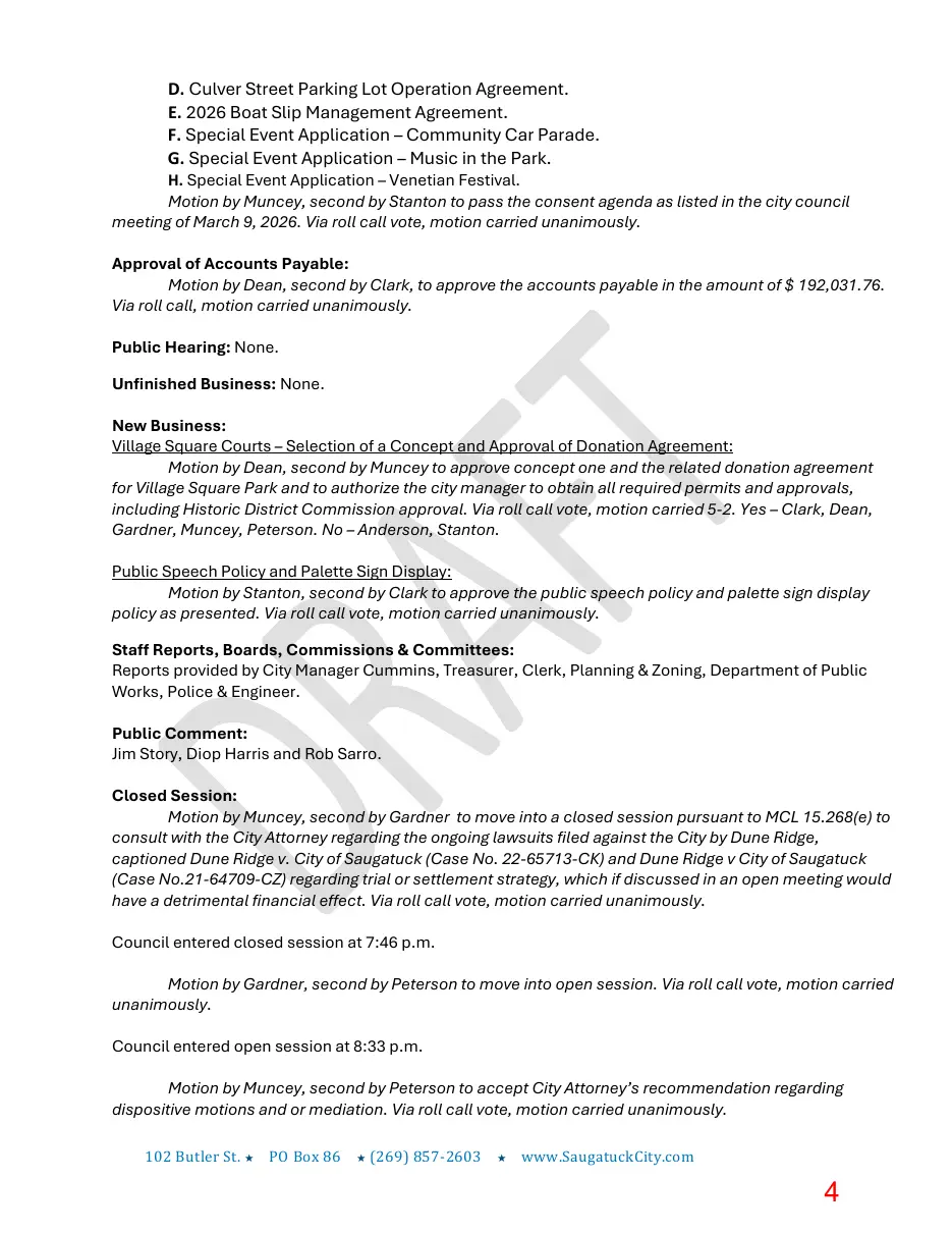 Page 4 of the packet; its text follows