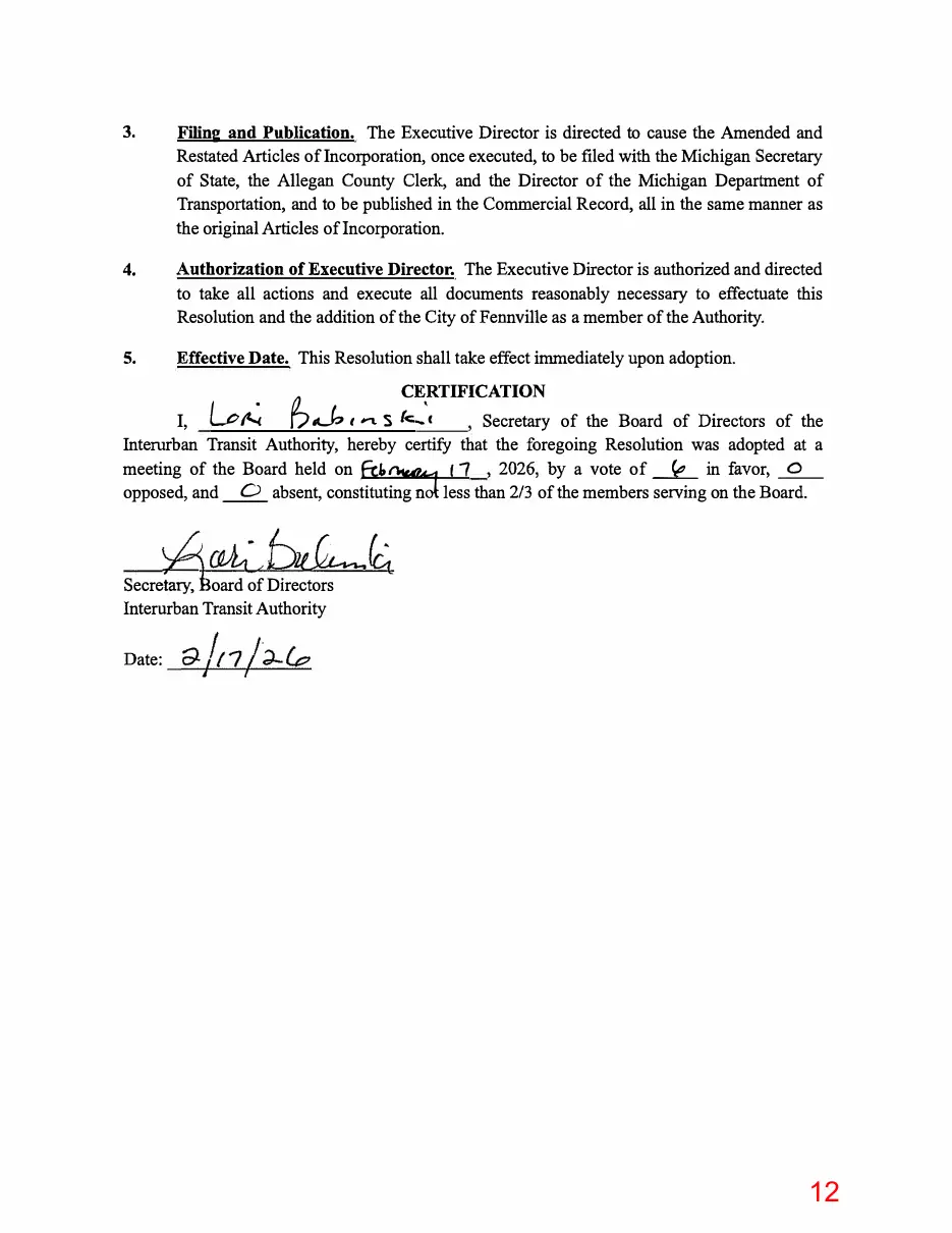 Page 12 of the packet; its text follows