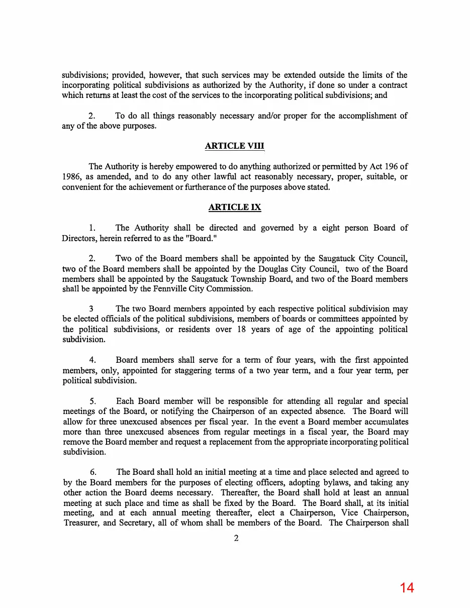 Page 14 of the packet; its text follows