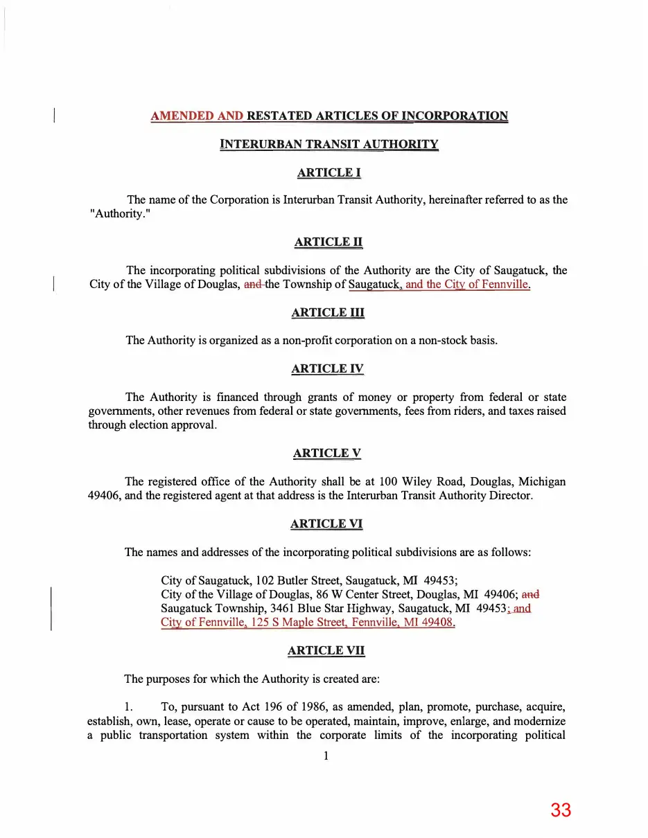 Page 33 of the packet; its text follows