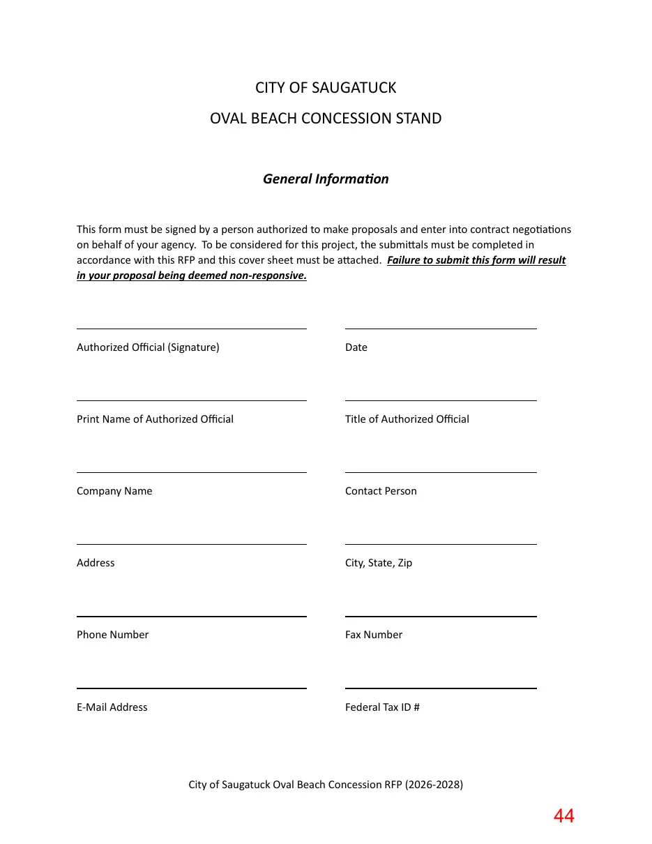 Page 44 of the packet; its text follows