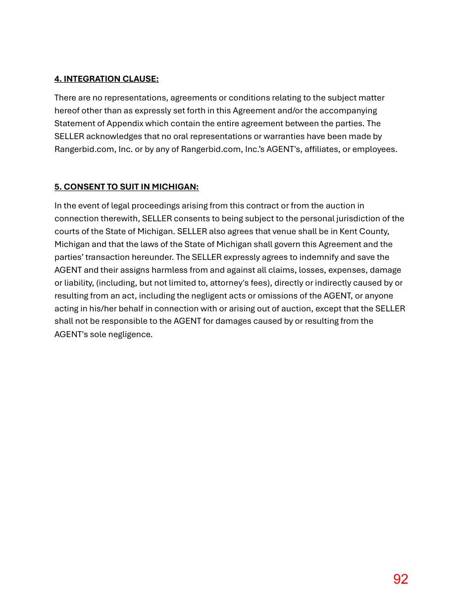 Page 92 of the packet; its text follows