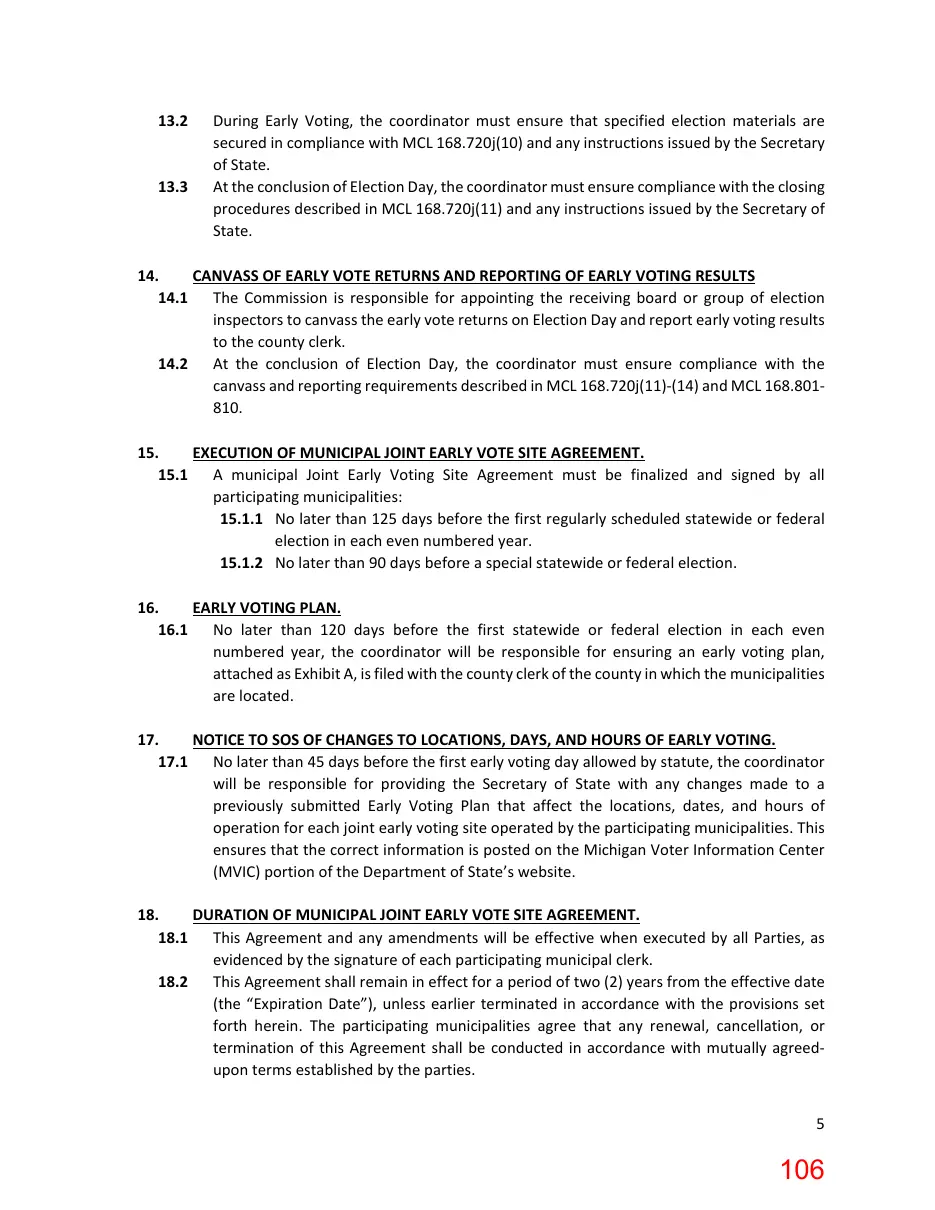 Page 106 of the packet; its text follows