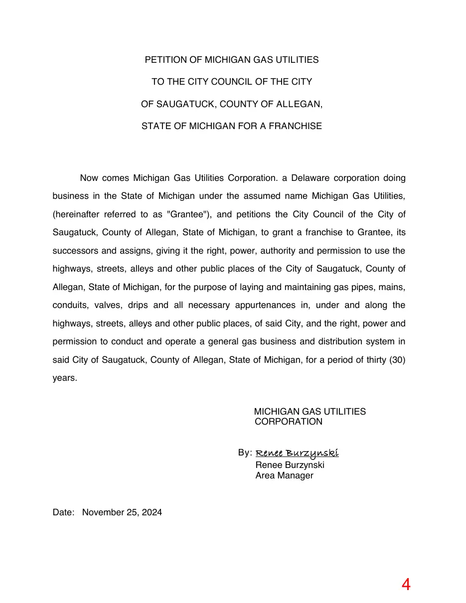 Page 4 of the packet; its text follows