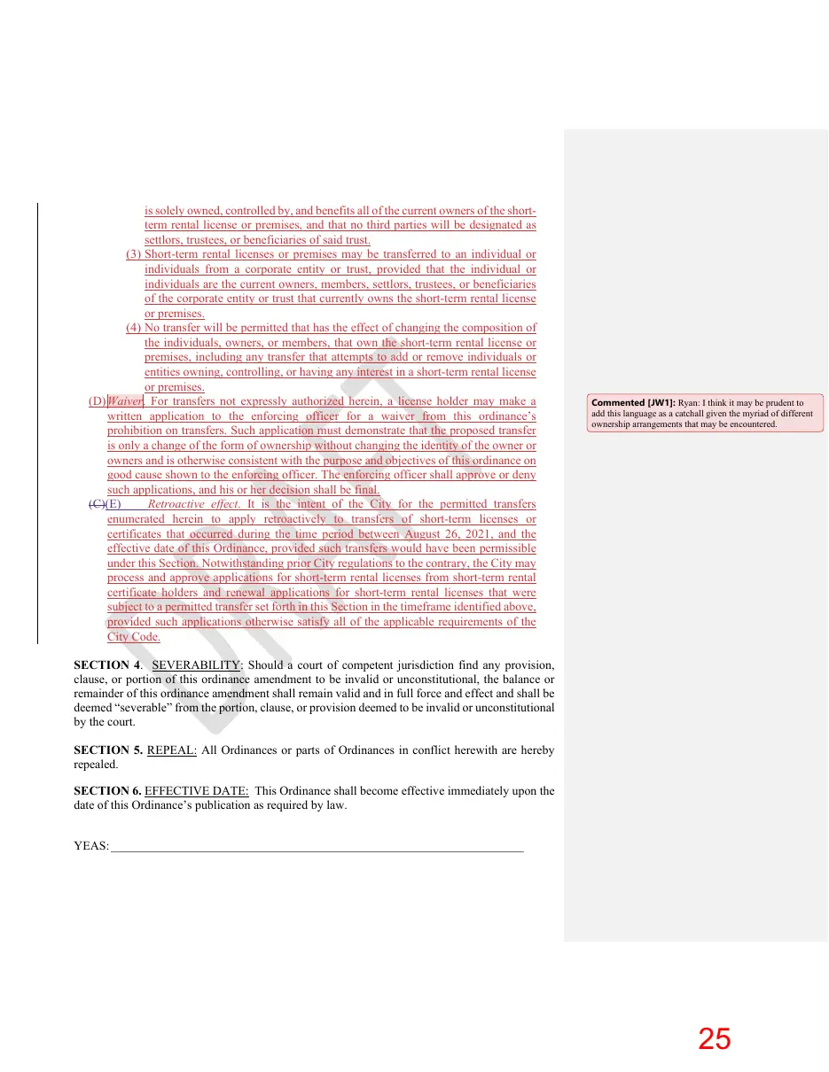 Page 25 of the packet; its text follows