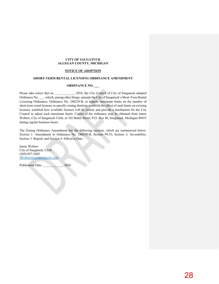 Page 28 of the packet; its text follows