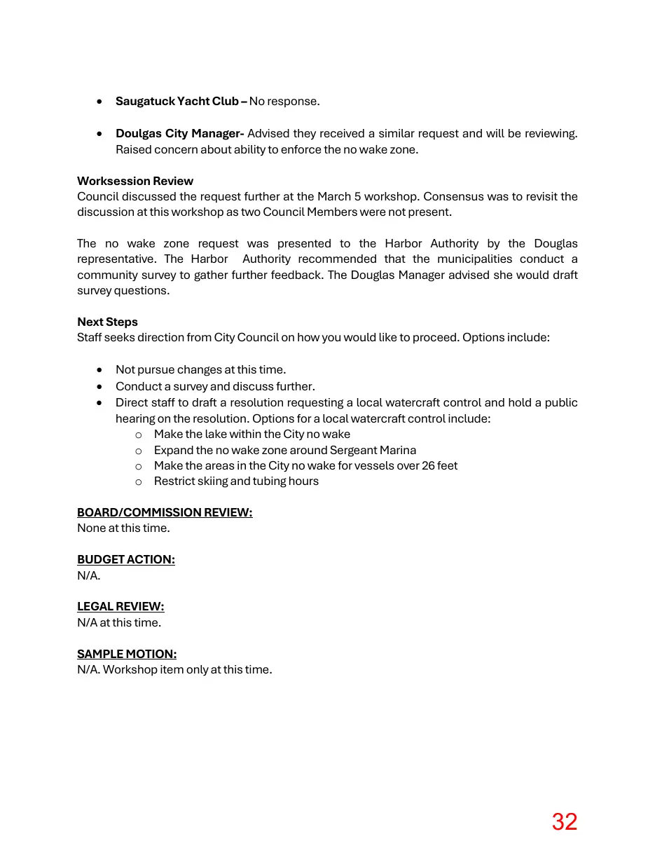 Page 32 of the packet; its text follows