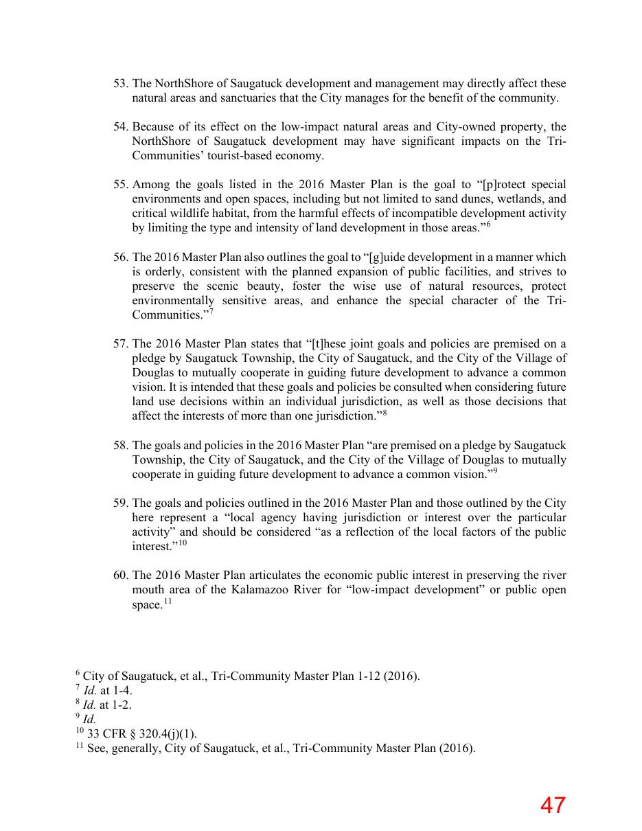 Page 47 of the packet; its text follows