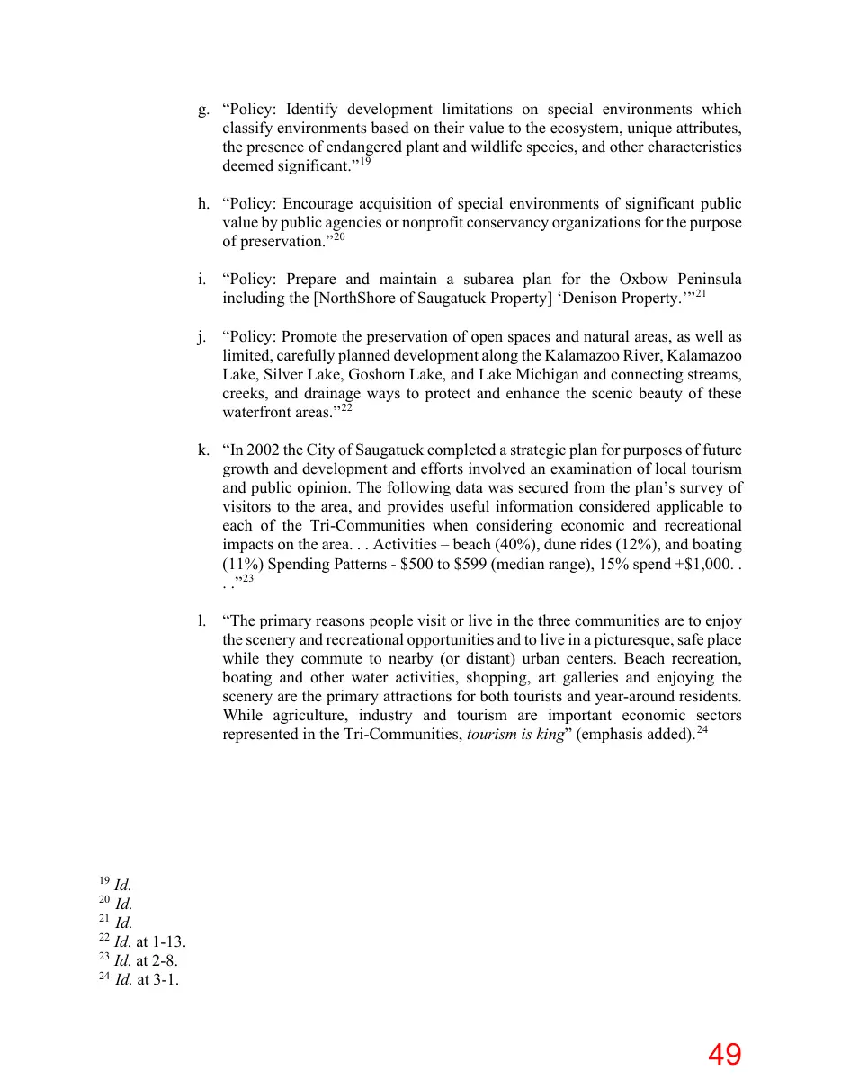 Page 49 of the packet; its text follows