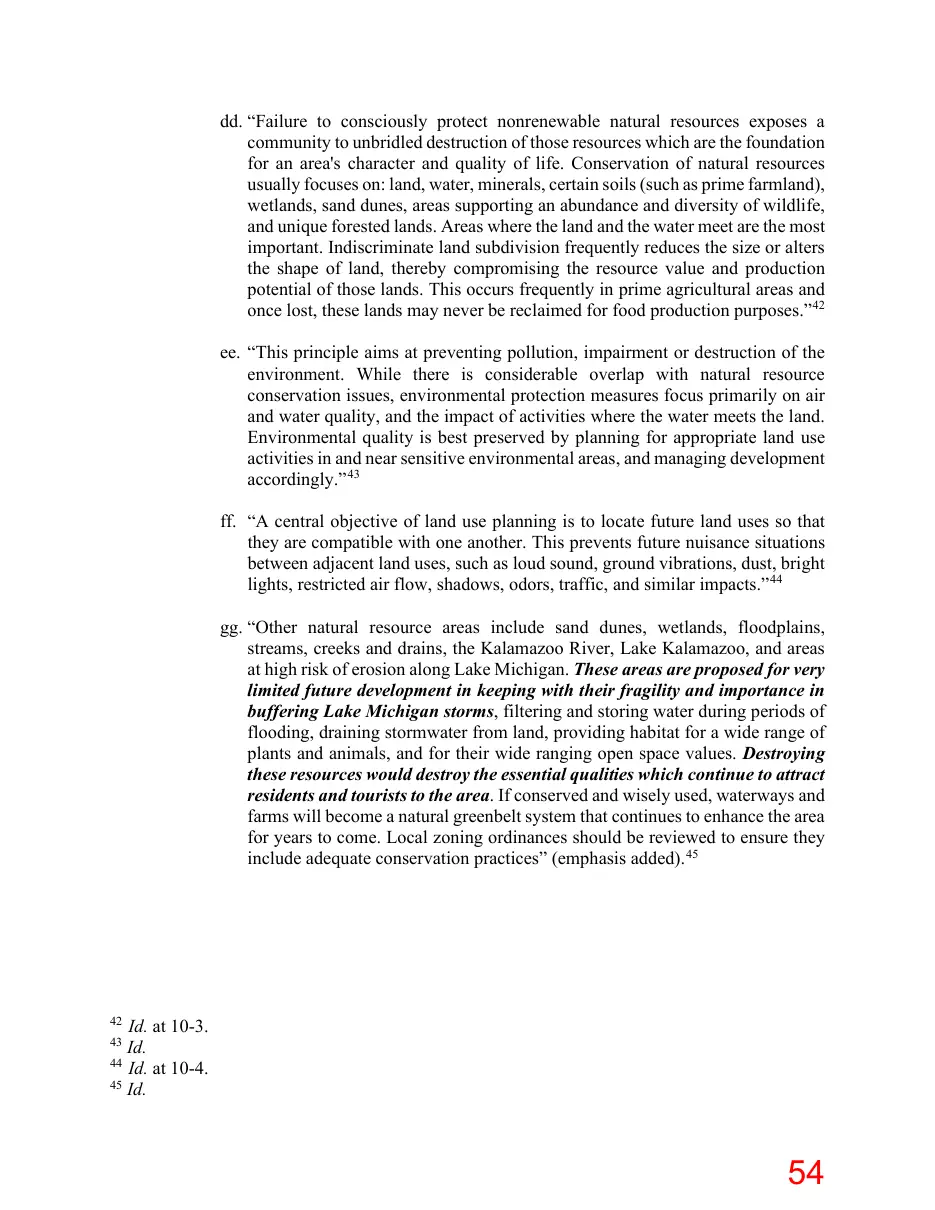 Page 54 of the packet; its text follows