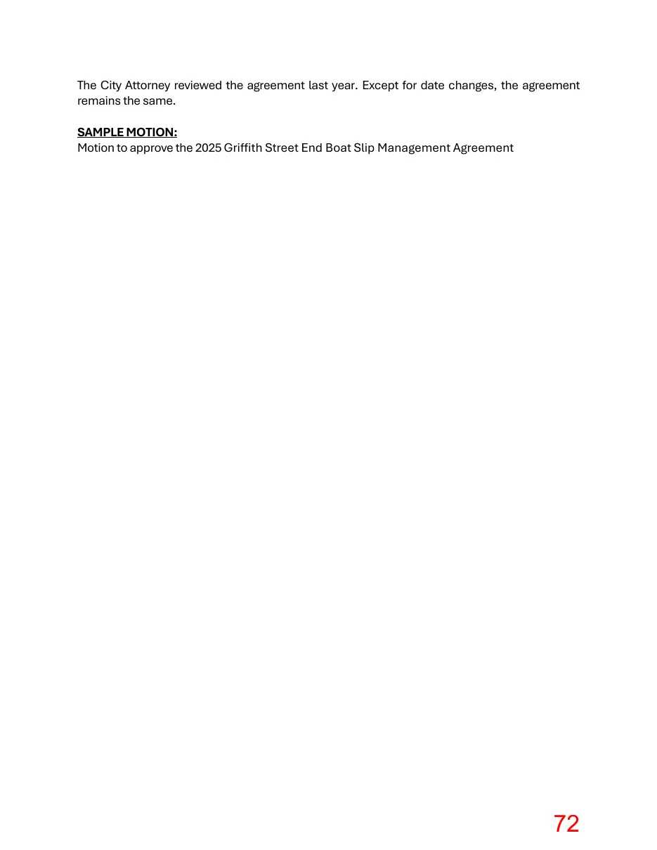 Page 72 of the packet; its text follows
