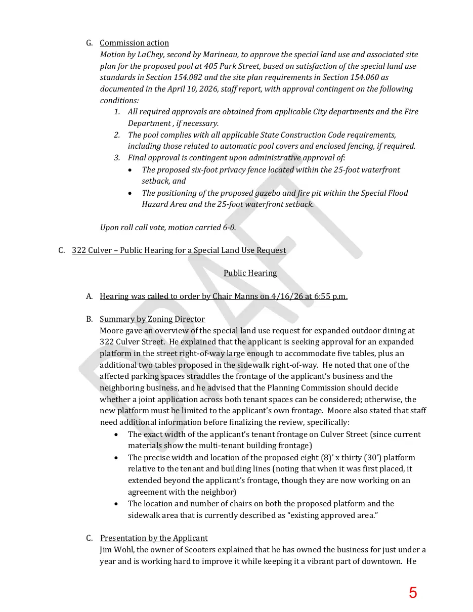 Page 5 of the packet; its text follows