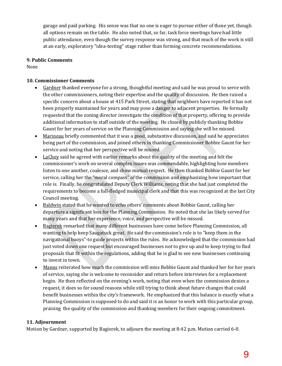 Page 9 of the packet; its text follows