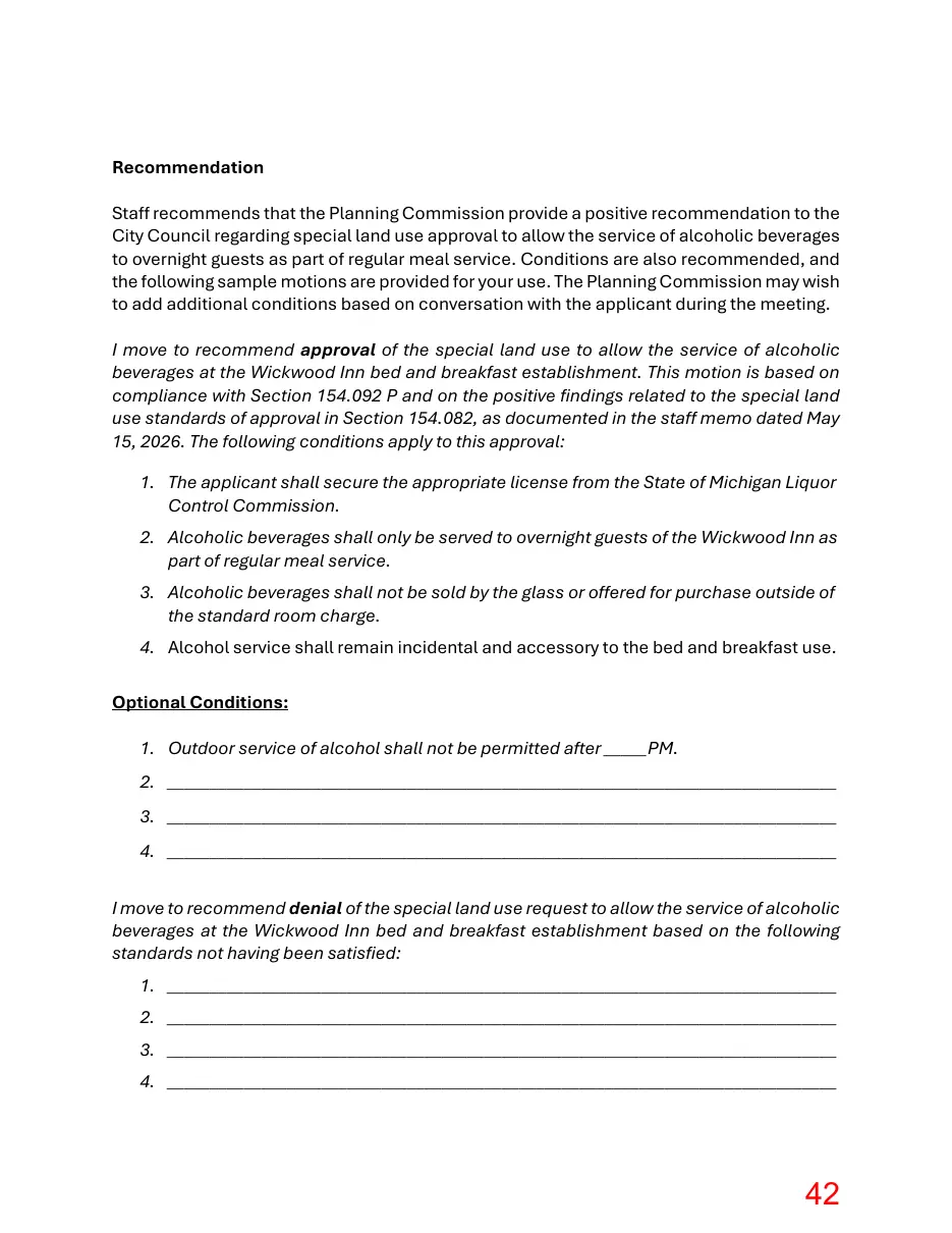 Page 42 of the packet; its text follows