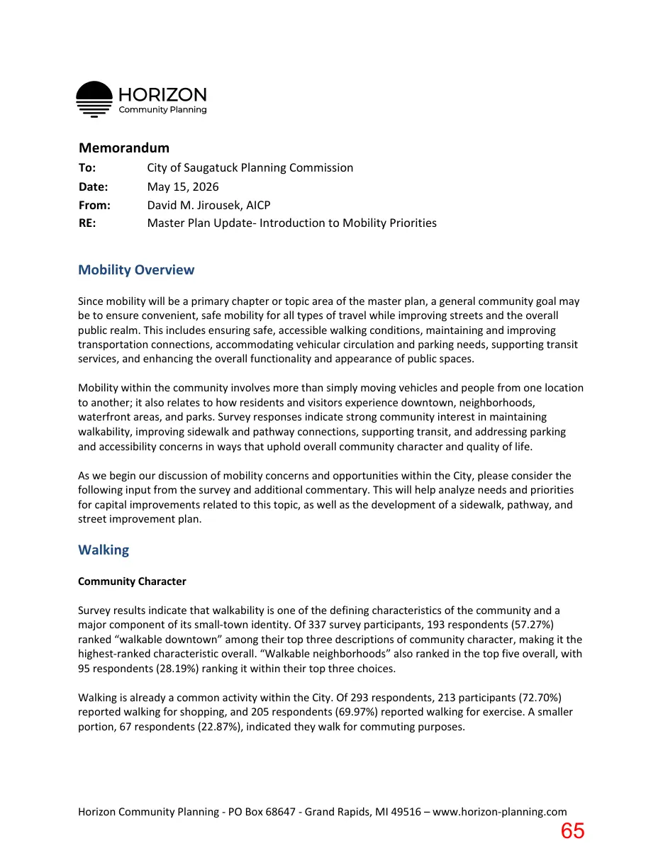 Page 65 of the packet; its text follows