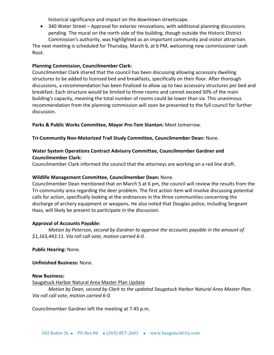 Page 6 of the packet; its text follows