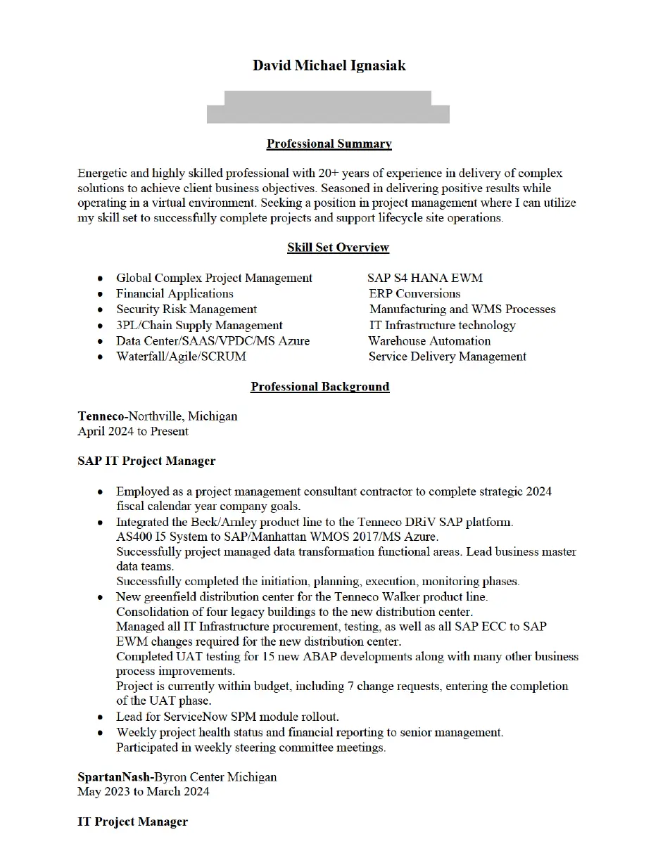 Page 12 of the packet, a scanned page