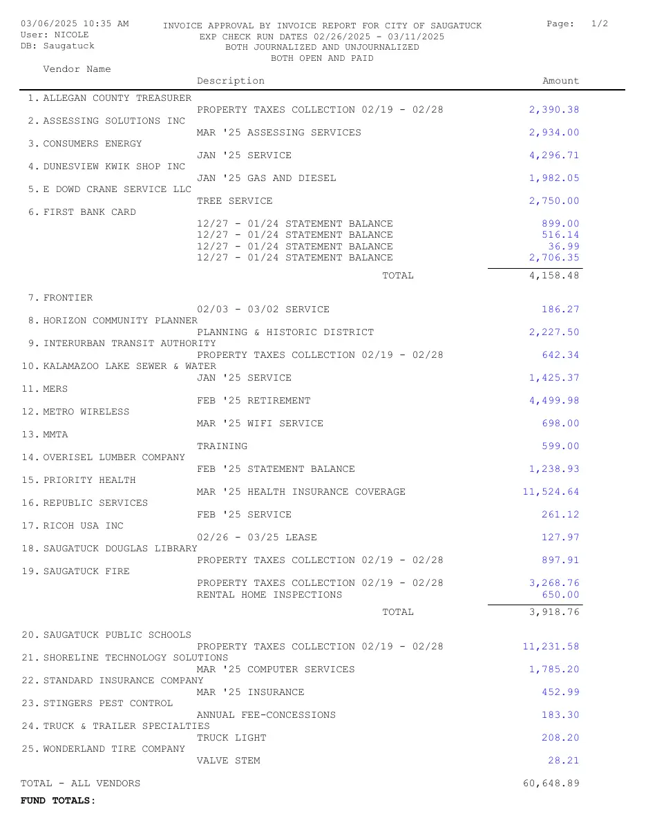 Page 43 of the packet; its text follows