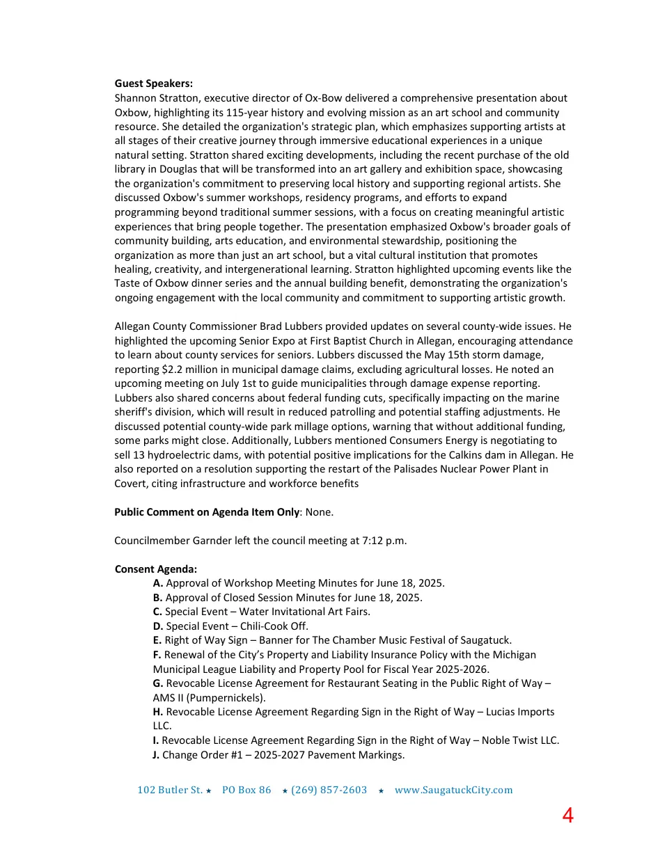 Page 4 of the packet; its text follows