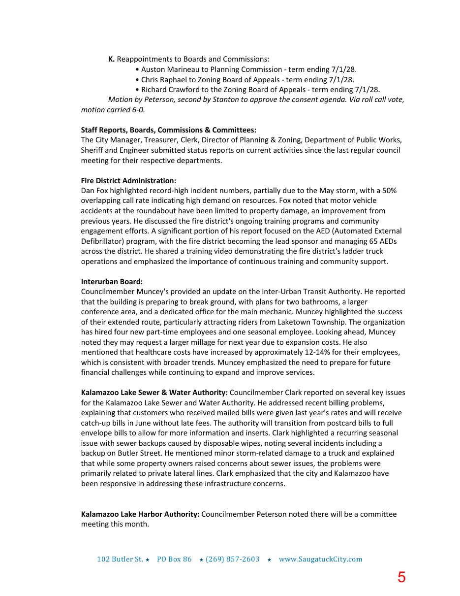 Page 5 of the packet; its text follows