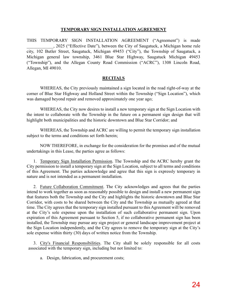 Page 24 of the packet; its text follows