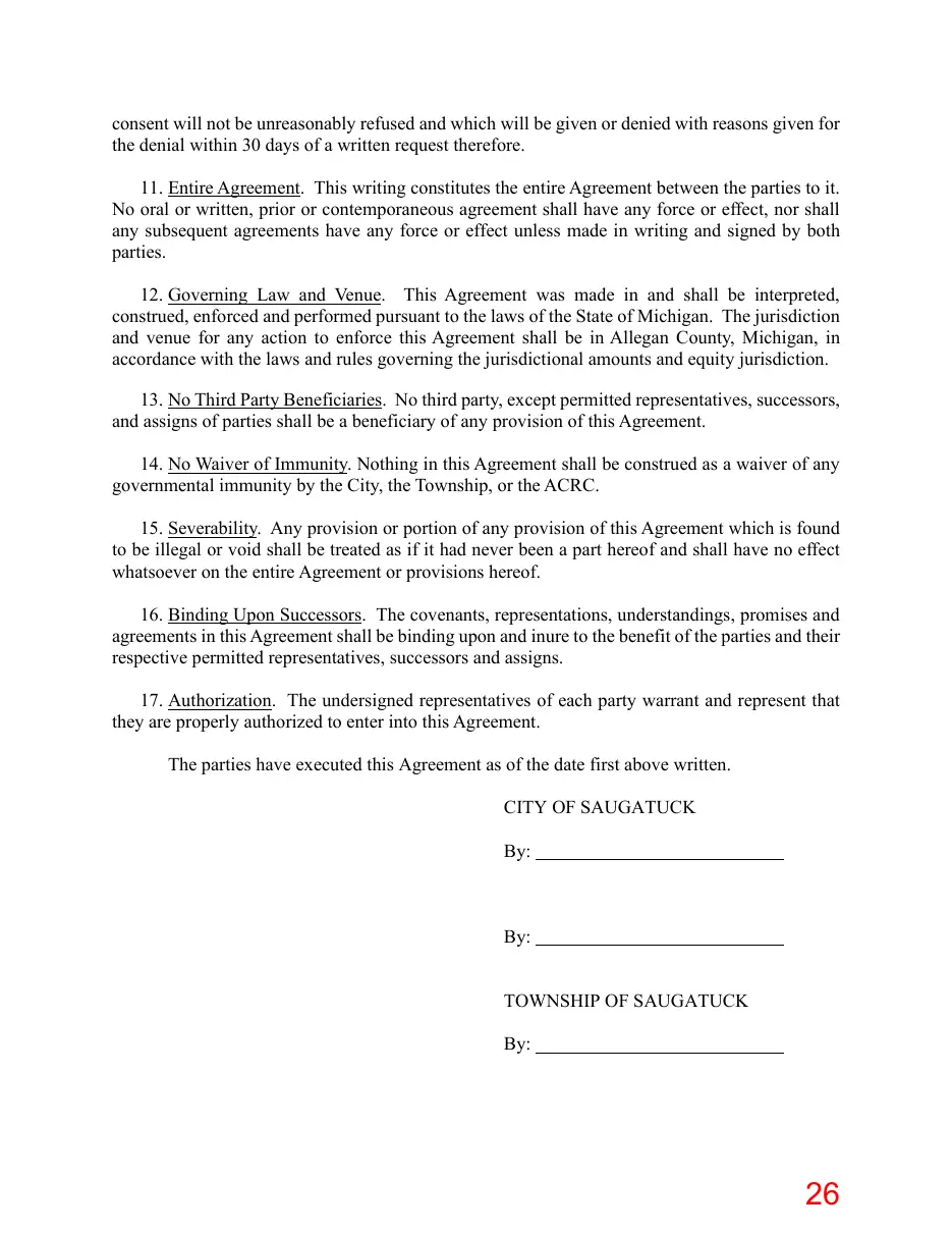 Page 26 of the packet; its text follows