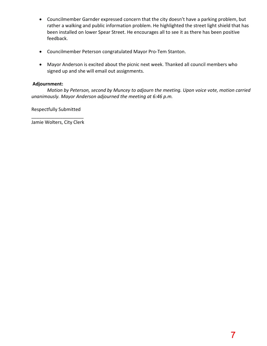 Page 7 of the packet; its text follows
