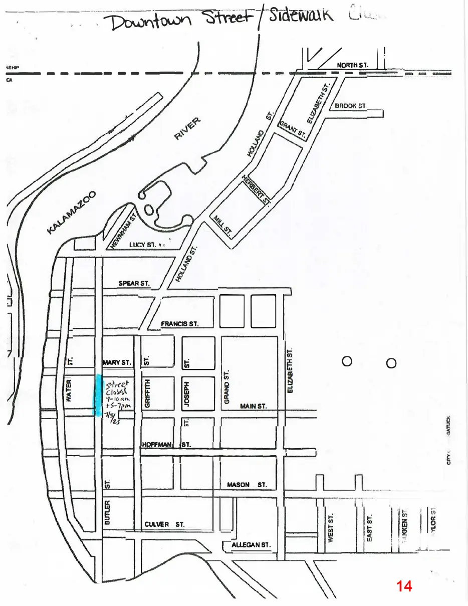 Page 14 of the packet; its text follows