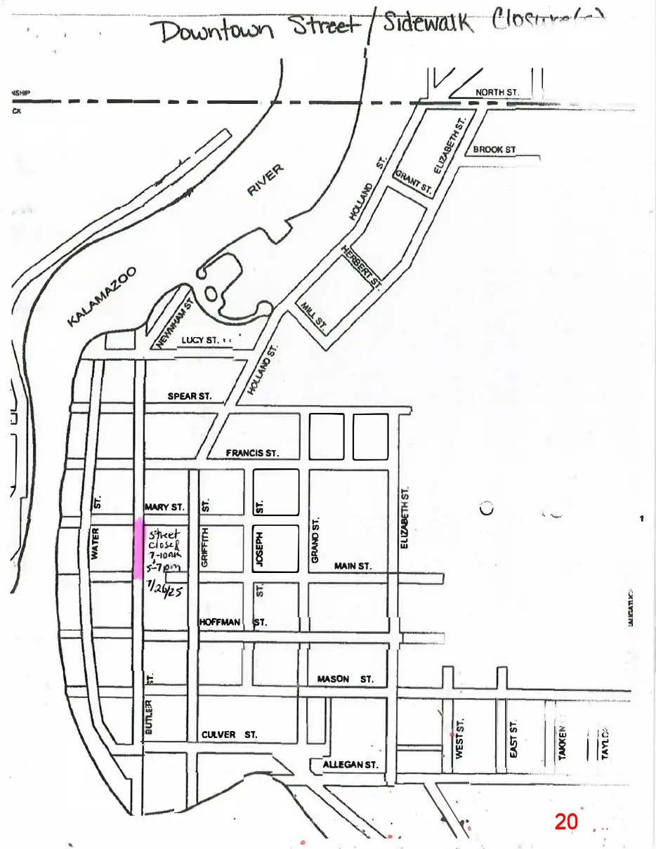 Page 20 of the packet; its text follows