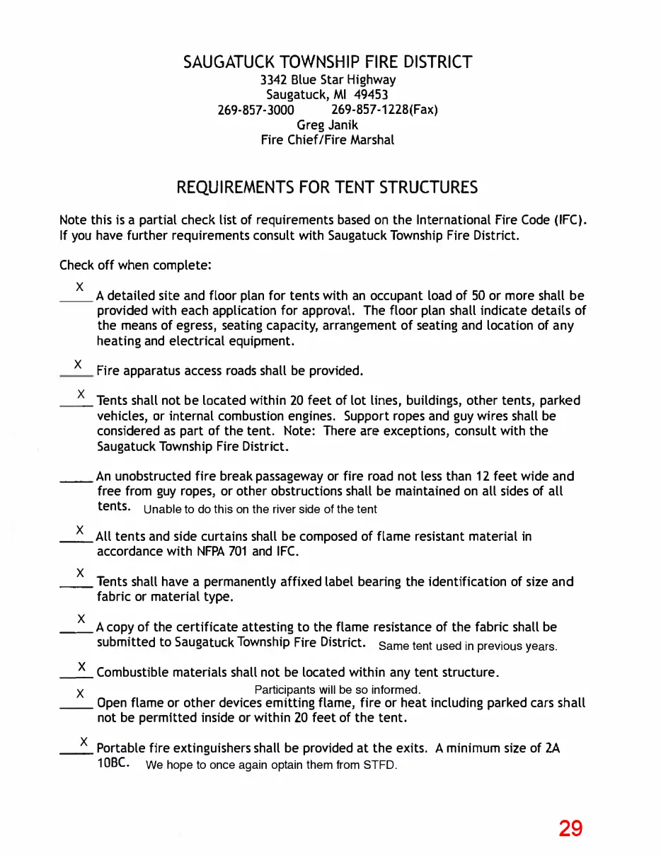 Page 29 of the packet; its text follows