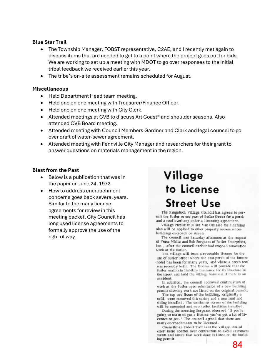 Page 84 of the packet; its text follows