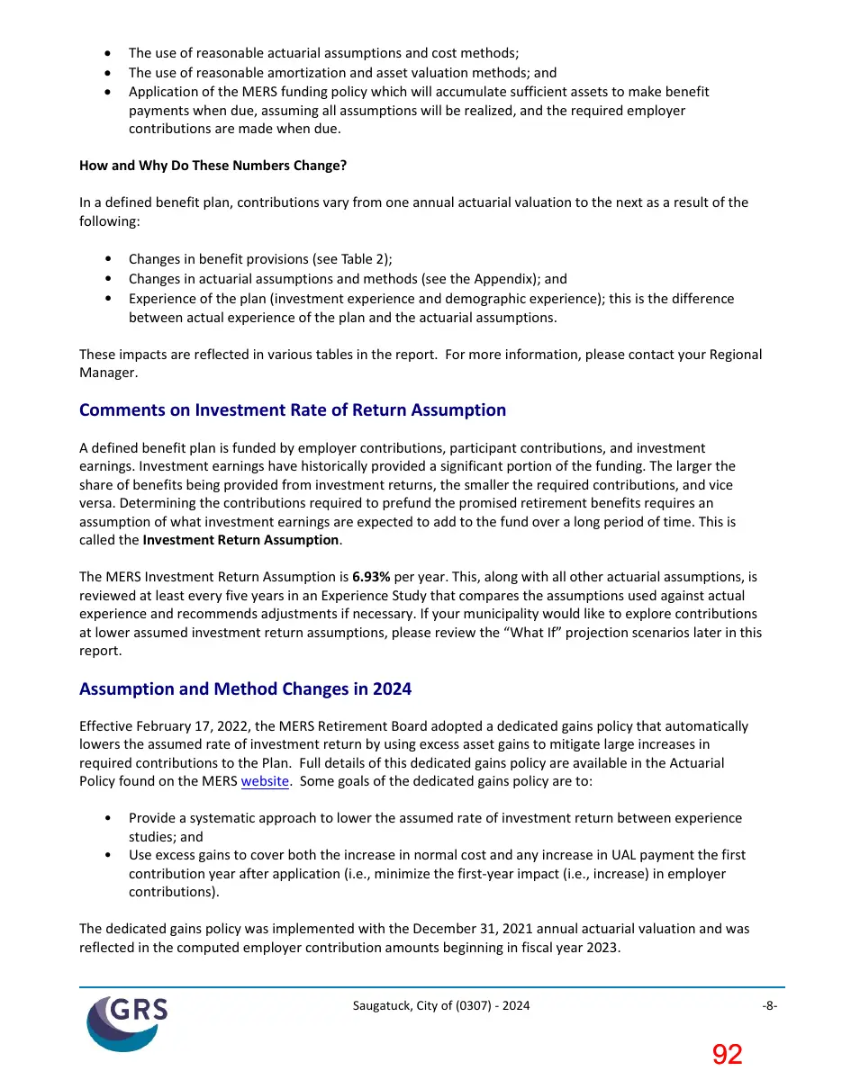 Page 92 of the packet; its text follows