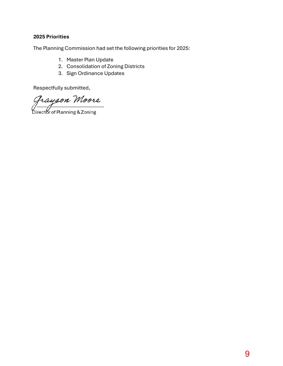 Page 9 of the packet; its text follows