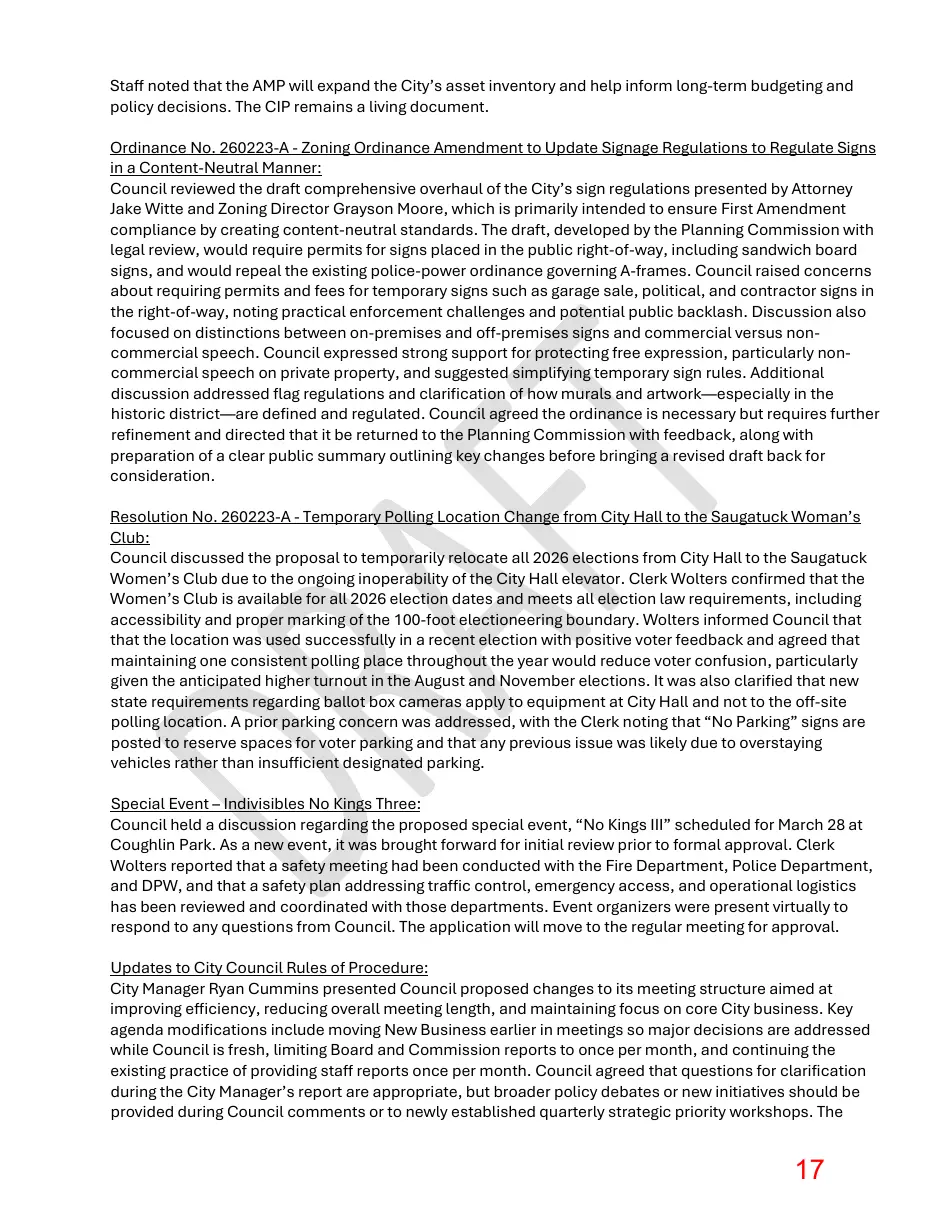 Page 17 of the packet; its text follows