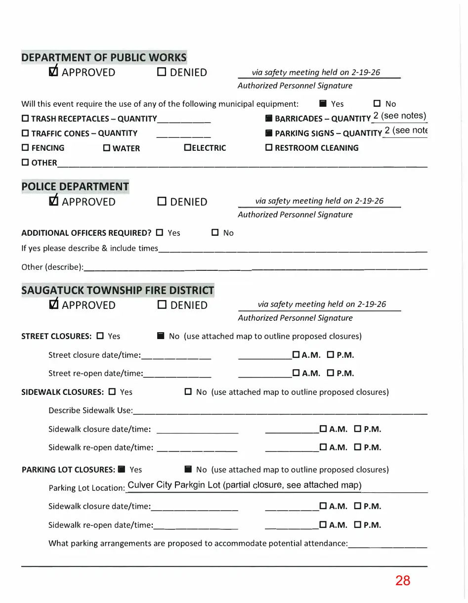 Page 28 of the packet; its text follows